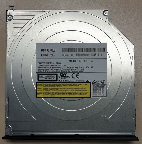 Panasonic 852 dvd - panasonic, uj-852