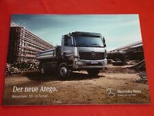 MERCEDES Atego Bauverkehr 7.5 - 16 Tonnen Prospekt Brochure Depliant von 2013