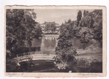 FRANKFURT / M. 1936: ZOOLOGISCHER GARTEN, Zoogesellschaftshaus, Weiher etc., SW