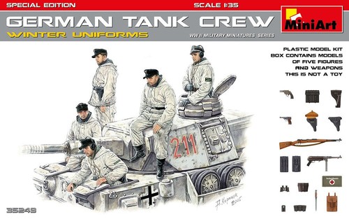 Miniart 35249 german tank - miniart, crew