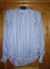 Long Bluse H&M langarm Gr. S/36 seidig festlich NEUw. Oversize