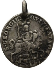 Sankt georg medaille amulett - medaille,