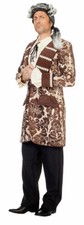 Barock Kostüm Herren Rokoko Mantel Renaissance braun Herrenkostüm Karneval KK