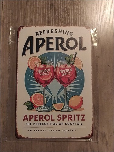 Schild aperol spritz 20x14cm - schild,