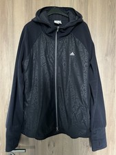 ADIDAS Fleecejacke Damen, climawarm, anthrazit, Gr. 46