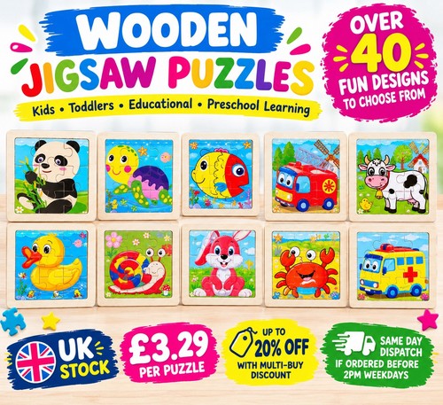 Teile holzpuzzle kinder - 9,