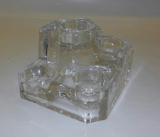 P7170 Teelichthalter Kristallstufen Kerzenhalter Partylite neu OVP