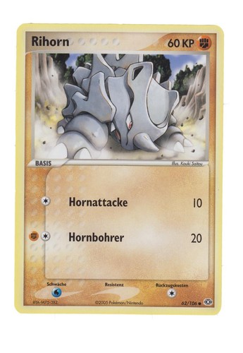 Pokemon smaragd 106 - ex,