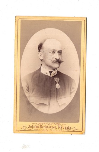 Cdv foto soldat - soldat, mit