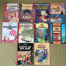 Tim und Struppi 10 Comics (Herge / Carlsen Verlag / Sammlung / Konvolut) 70er