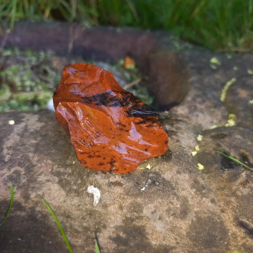 Mahagoniobsidian rohstein - mahagoniobsidian,
