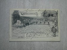 AK Aue Erzgebirge LITHO PARKFEST GÄNSE LOTTERIE Schlema Schneeberg Schwarzenberg