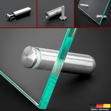 Tisch-Aufsteller Schildhalter Edelstahl Ø12mm L:40mm PS: 1-16mm Edelstahlhalter