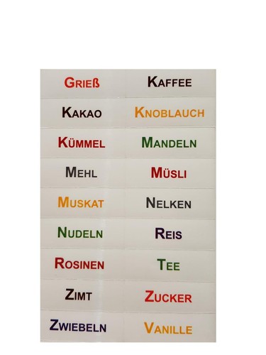 Etiketten aufkleber koch und - etiketten,
