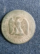 Frankreich - France 5 Cinq  Centimes 1855 - Napoleon III