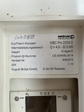 Brötje Gastherme Ersatzteile (defekt)