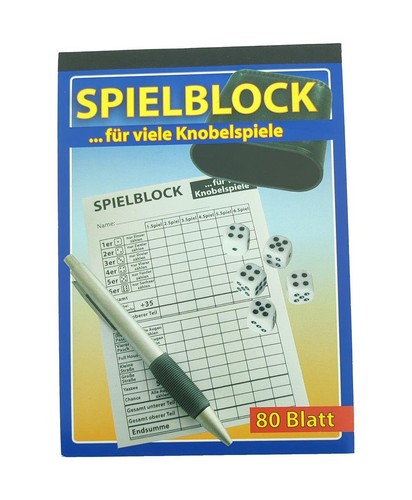 Spielblock für knobelspiele - spielblock,