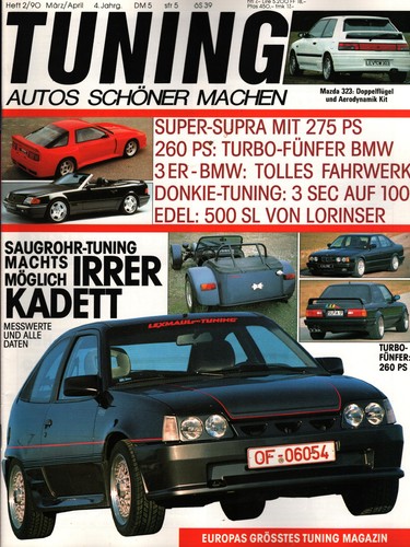 Zeitschrift tuning 1990 - tuning,