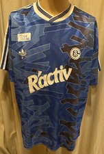FC Schalke 04 Original Adidas Heim Trikot 1991-1993 "Ráctiv" Gr.L