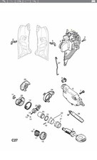 Türschloss rechts vorne Opel