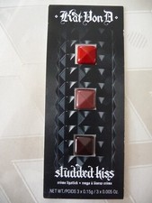 STUDDEDKISS Matte Lipstick Proben 3 x 0,15g Farbe- outlaw, lolita, vampira OVP
