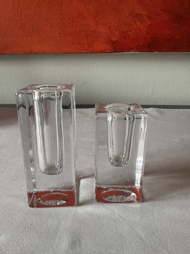 Massive eckige glas - ,