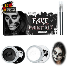 Halloween Schminke Set Schwarz