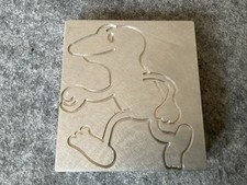 Deko, Dekoration Aluminiumplatte, Bild, Lurch silberfarben