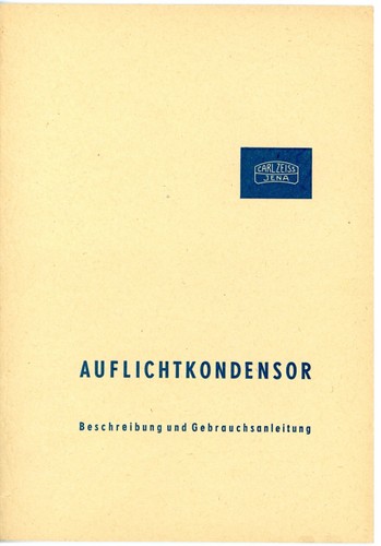 Zeiss jena bedienungsanleitung - zeiss,