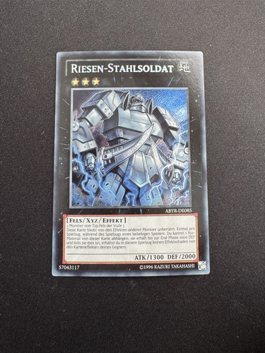Yugioh riesen stahlsoldat - yugioh!, riesen-stahlsoldat