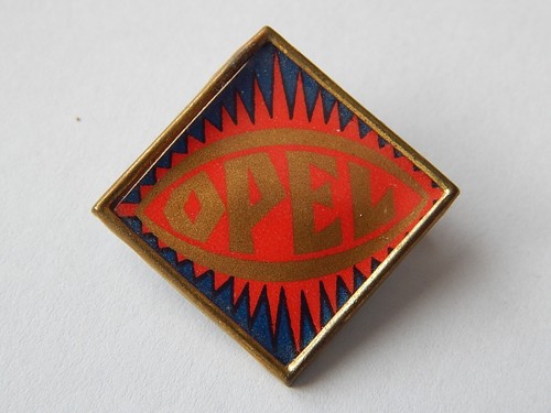 Opel brosche zelluloid - opel,