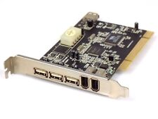 Vivanco 15372 PCI-Karte, 3x USB 2.0 extern, 2x Firewire IEEE1394 extern BULK, OK