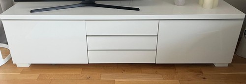 Sideboard weiß hochglanz - weiß,
