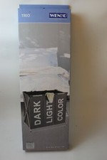 WENKO Wäschesortierer Trio grau Wäschesammler je 43L