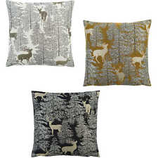SANDER Douglas Kissenhülle Sofakissen Dekokissen Zierkissen Hirsch Wald Bäume