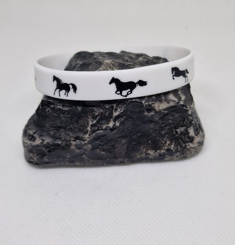 Pferde armband aus silkon - pferde,