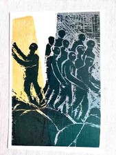 Kunstblatt "Zehn geheilt"