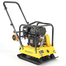 Rüttelplatte BAUMAX 104kg Verdichter 20 kN Set PU-Matte Fahrwerk VP16/44 Rüttler