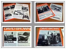 David Brown 775, 885, 990, 996, 1210, 1212 Dieselschlepper 2 Prospekte