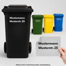 Mülltonnen Aufkleber