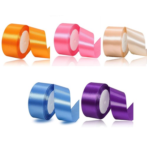 5farben satinband 40mm 8m - satinband, 40mm*22,8m