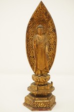 Buddha Holz Figur Stehend