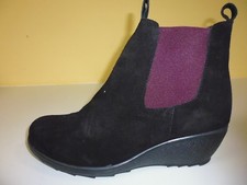 Stiefeletten Stiefel Keilabsatz Damenschuhe Leder von JULIA S 42 8