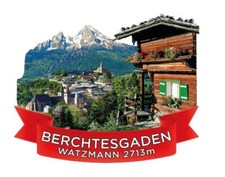 Berchtesgarden Watzmann Premium Magnet aus Poly Souvenir Germany