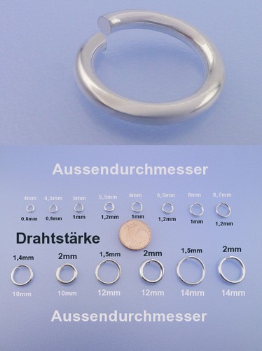 Echt 925 silber ösen - 4, /