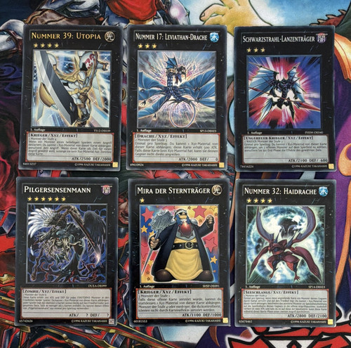 Konami 6 karten 1 - yu-gi-oh!,