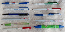 Kugelschreiber - Sammlung - 11 Kulis - Werbung: Lotterie/Lotto-Toto/SKL/Oddset