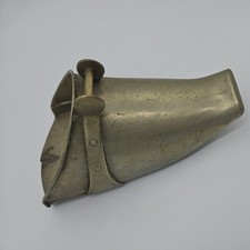 Sehr alter Steigbügel Steigschuh Reitsport Pferdeschuh Messing