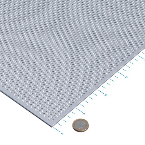 Lochblech alu aluminium - lochblech, 2mm