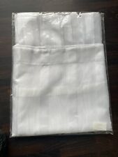 Weiß transparent karierter Schlaufenvorhang, 145 x 245 cm, neu und OVP